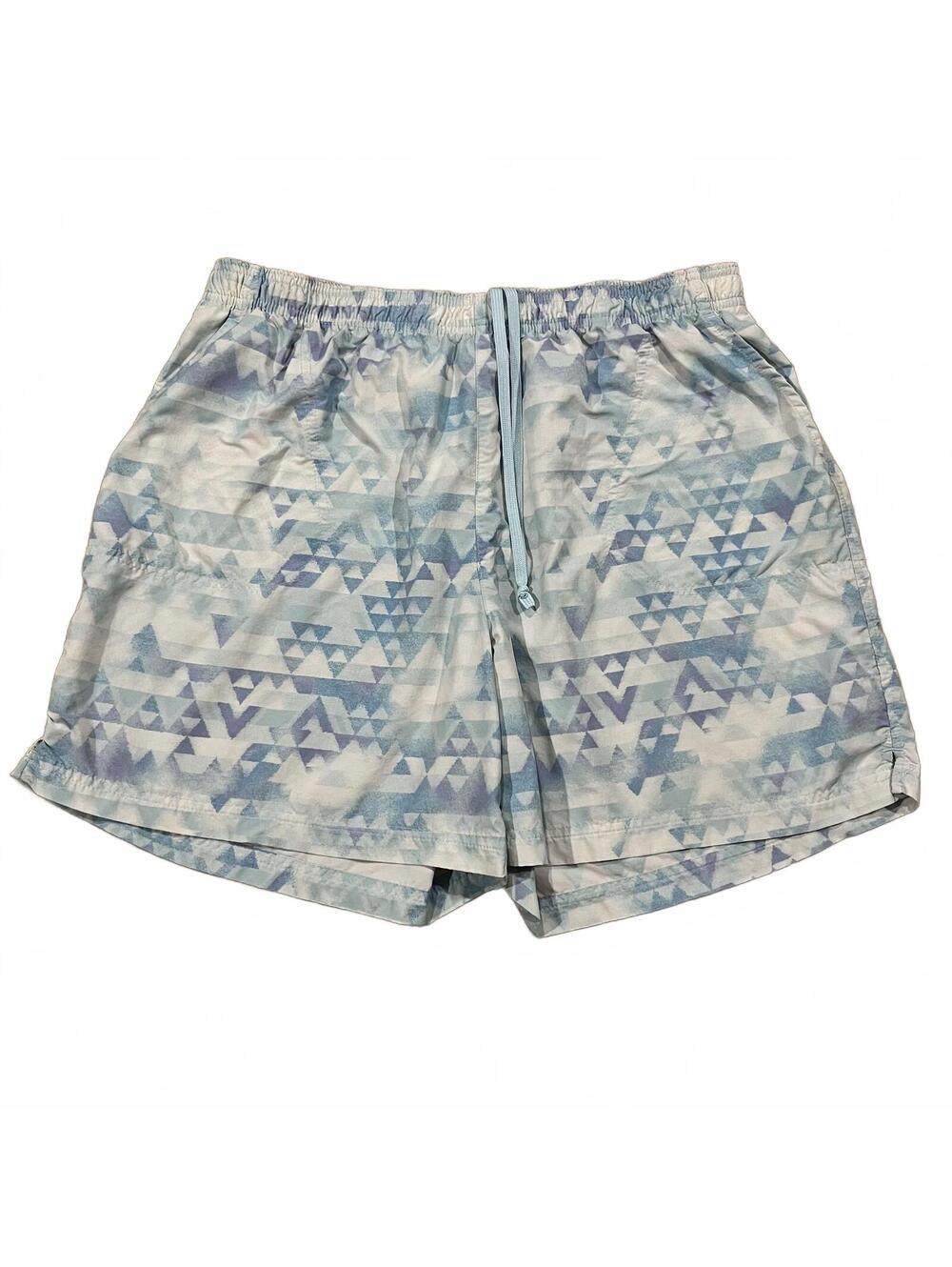 Columbia Womens Sandy River II Shorts 6” Blue Geometric Printed Size 1X